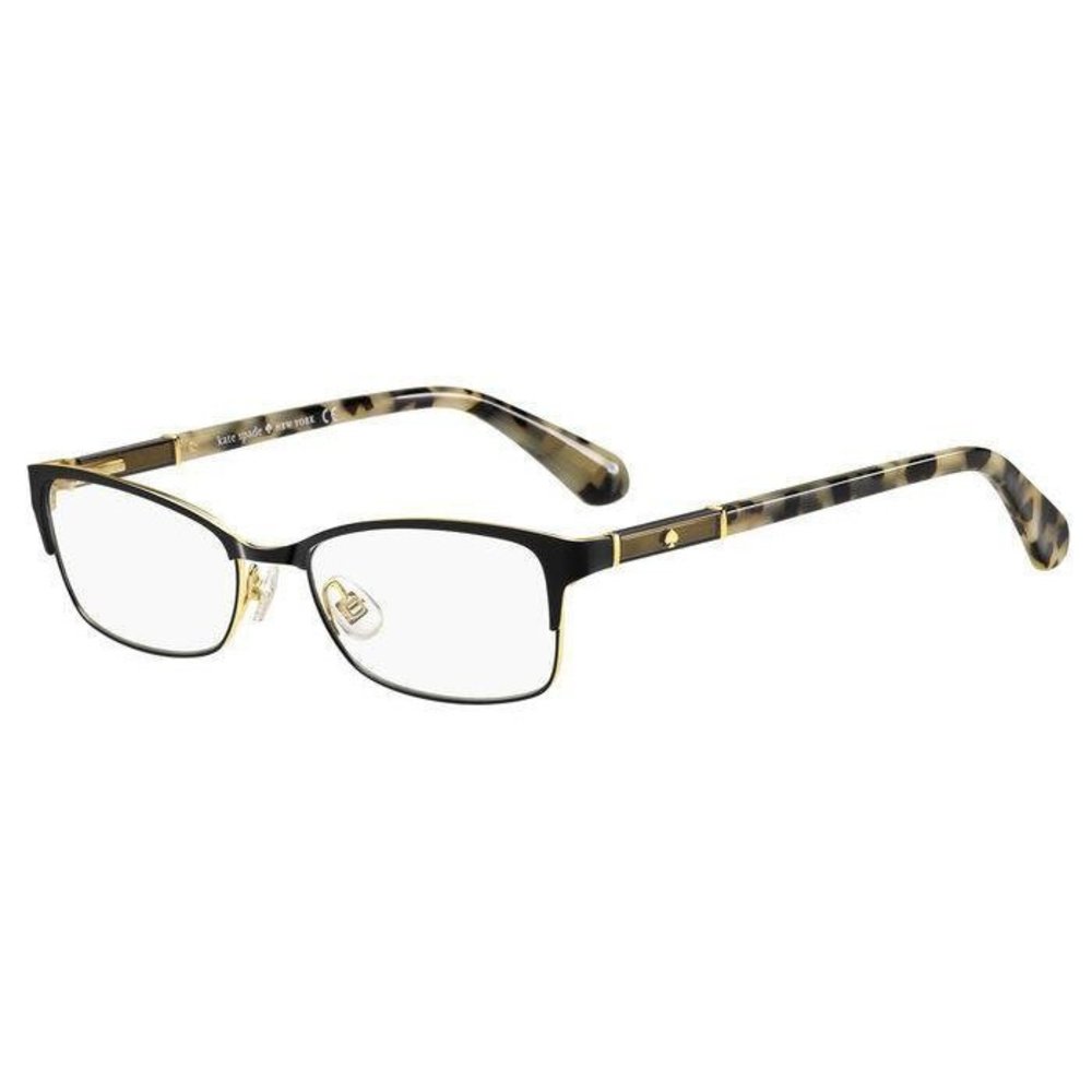 KATE SPADE LAURIANNE Eyeglasses WR7 BLK HAVAN 52mm